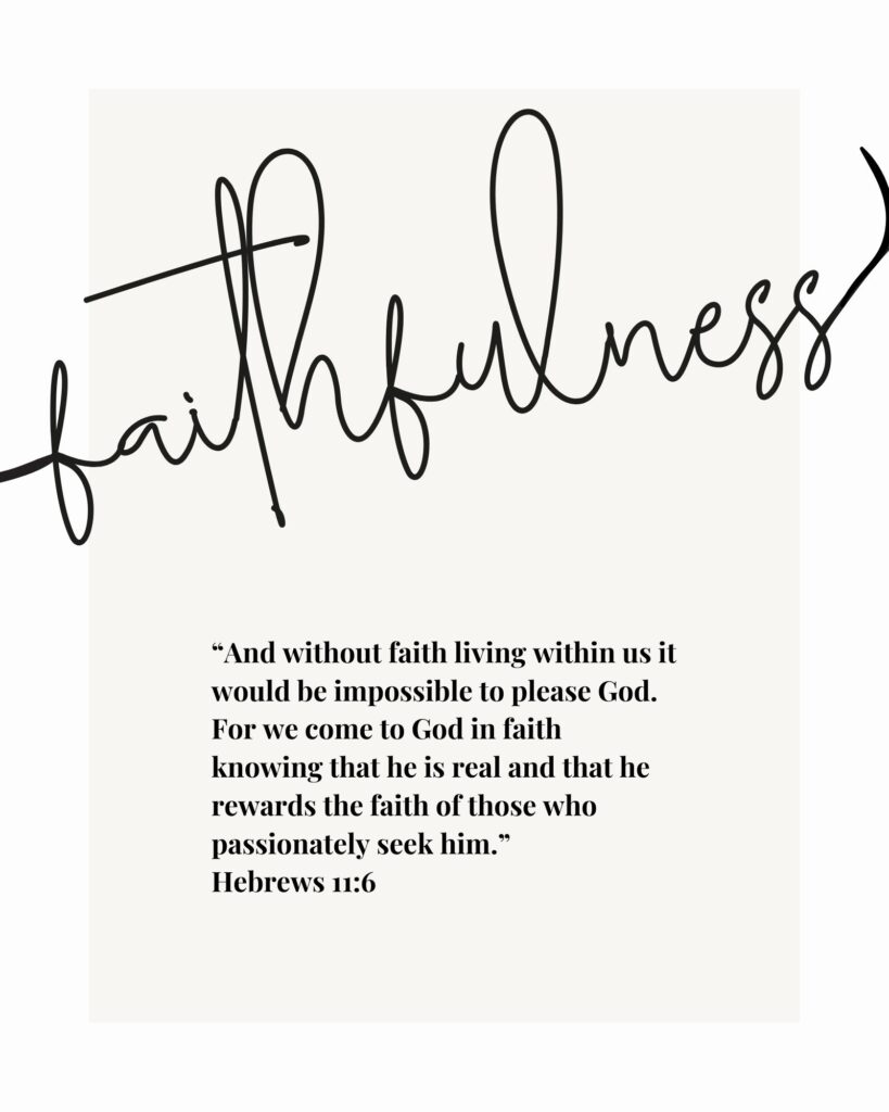 faithfulness & scripture